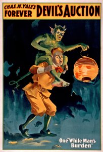 Charles Yales Devilsオークションの広告、パブ。 1899